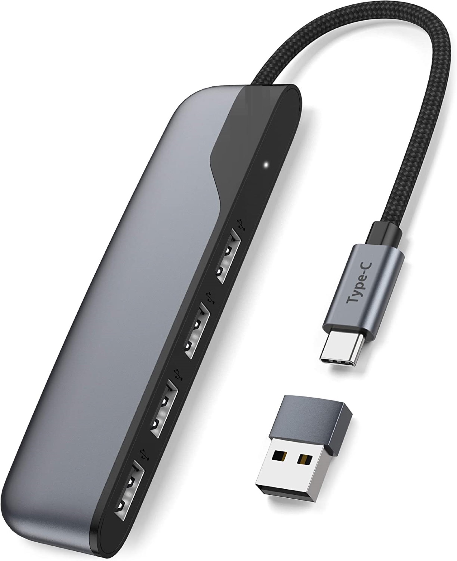 Type-C 转 4 口 USB-A HUB